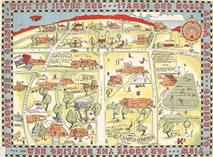 Historic UNM campus map